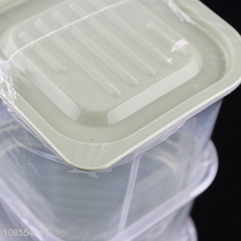 Top quality plastic food storage box set preservation box