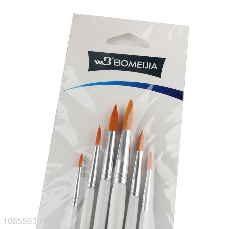 New product 6pcs/set painting brush set artisit paintbrush set