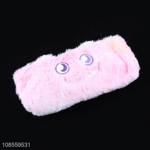 New arrival cute plush pencil bag faux fur pencil bag