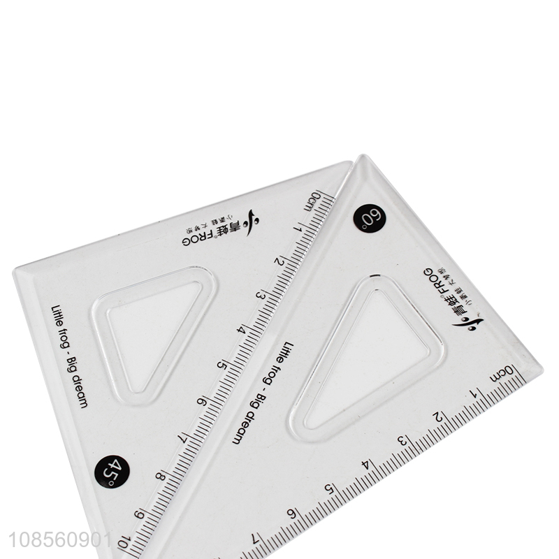 China imports 4pcs/set plastic protractor ruler set for student