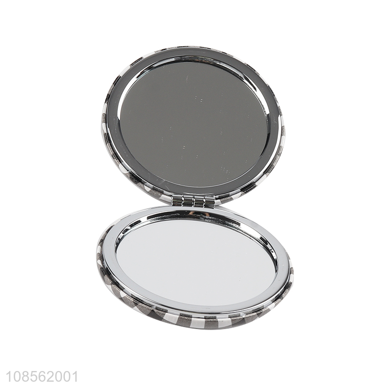 Yiwu market round double sided compact mirror portable mirror