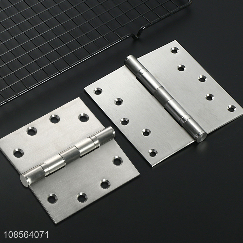 Wholesale 4.5 5 inch 201 stainless steel widened square door hinges