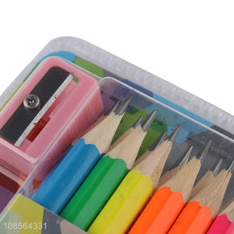 Good quality non-toxic 12pieces HB pencils set for sale