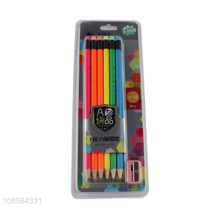 Good quality non-toxic 12pieces HB pencils set for sale