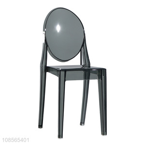 New product transparent dining chair ghost chair crystal dressing chair