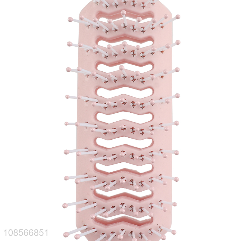 Low price anti-static plastic massage hair comb for girls