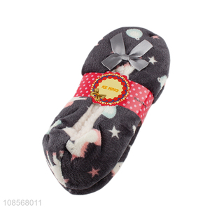 Hot items warm thickened floor slippers for indoor