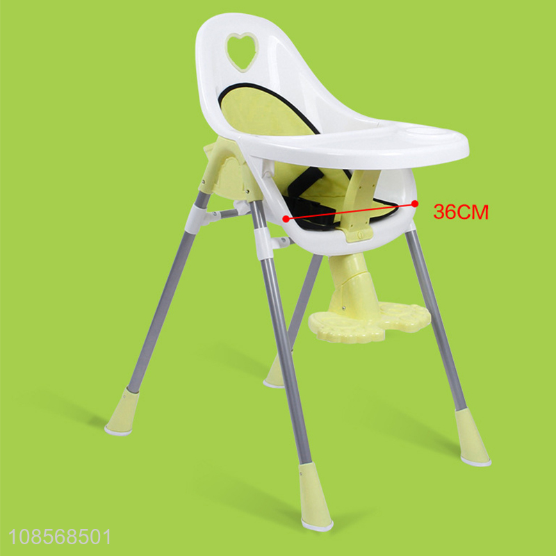 Good price kids foldable plastic feeding chairs set booster seat