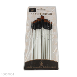 Factory supply durable art paint brush watercolor painting brush