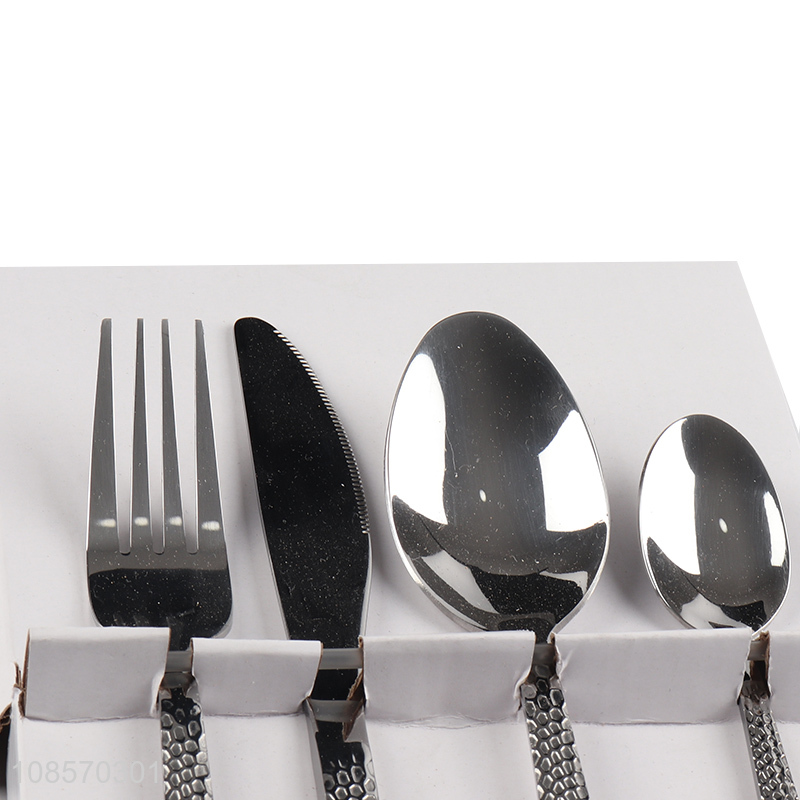 Factory supply stainless steel home restaurant tableware set