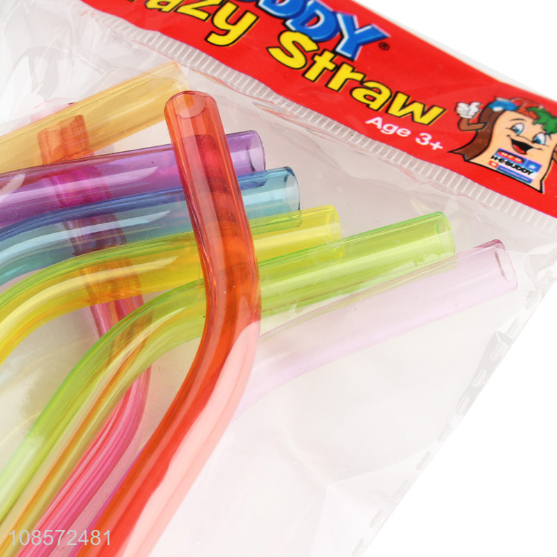 Good quality colourful disposable drinking straw juice straw