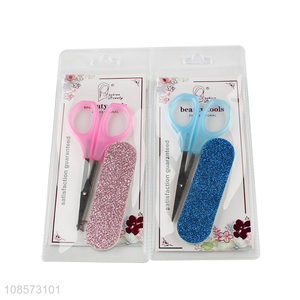 Good quality <em>nail</em> art tool manicure <em>scissors</em> and <em>nail</em> file <em>set</em>