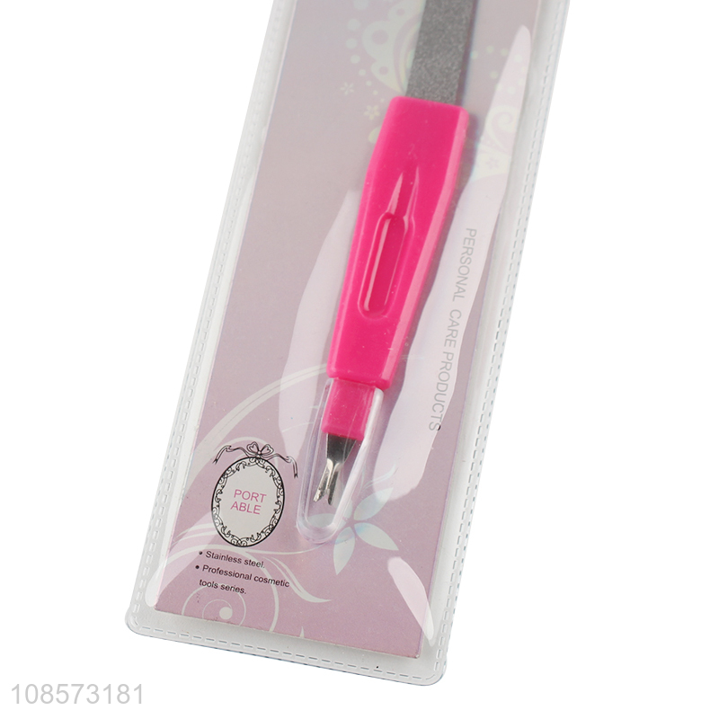 China products multifunctional nail file cuticle pusher