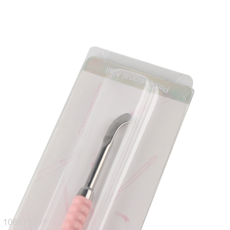 Popular products stainless steel cuticle pusher cuticle remover