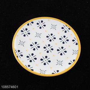 Online wholesale round home restaurant melamine plate dish