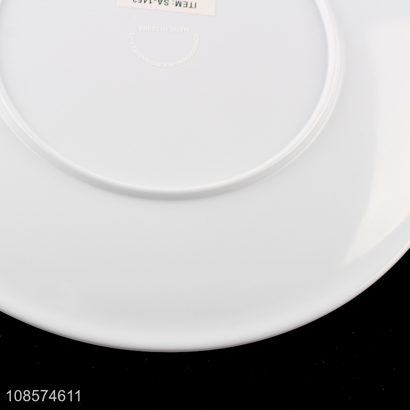 Factory supply round melamine dinner plate for home