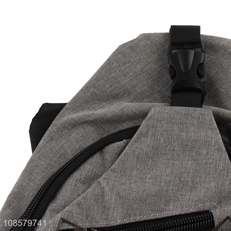 Top selling outdoor grey casual sports backpack wholesale