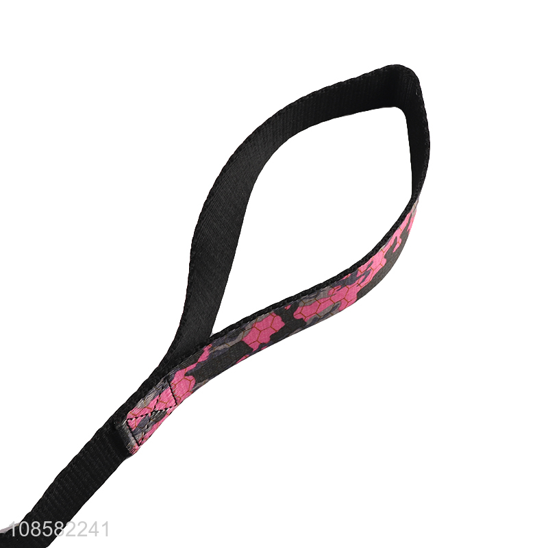 Hot sale fashionable printing dog leash dog traction rope