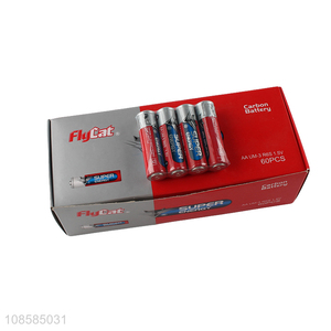 Yiwu market 4 pieces 1.5V AA carbon-zinc batteries