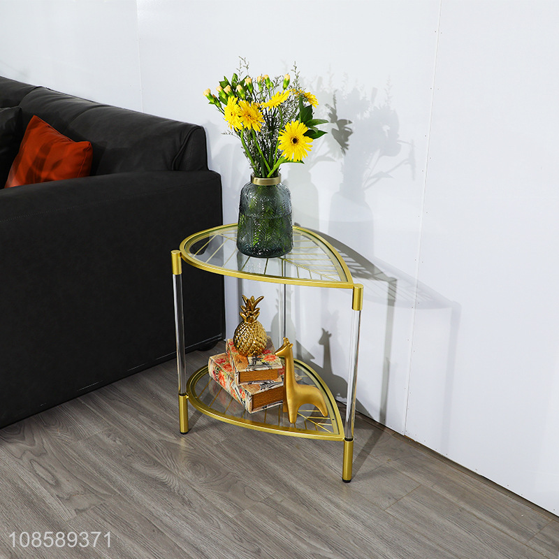 Factory price creative acrylic table corner table for sale