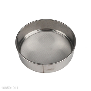 Online wholesale kitchen gadget stainless steel screen flour sifter