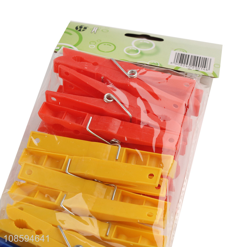 China products 40pieces plastic clothes pegs clips for sale