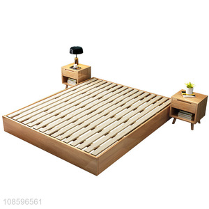 Popular products solid wood bed frame without legs wholesale