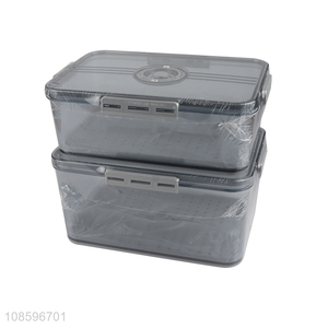 Low price plastic fridge food storage box containers for sale