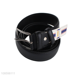 High quality 125cm men's belt everyday pu leather belt