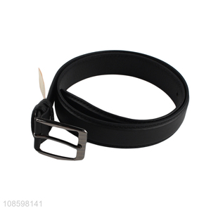 Hot sale 125cm classic faux leather belt for khakis jeans