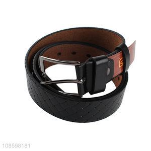 New product 125cm men's pu leather <em>belt</em> for casual jeans