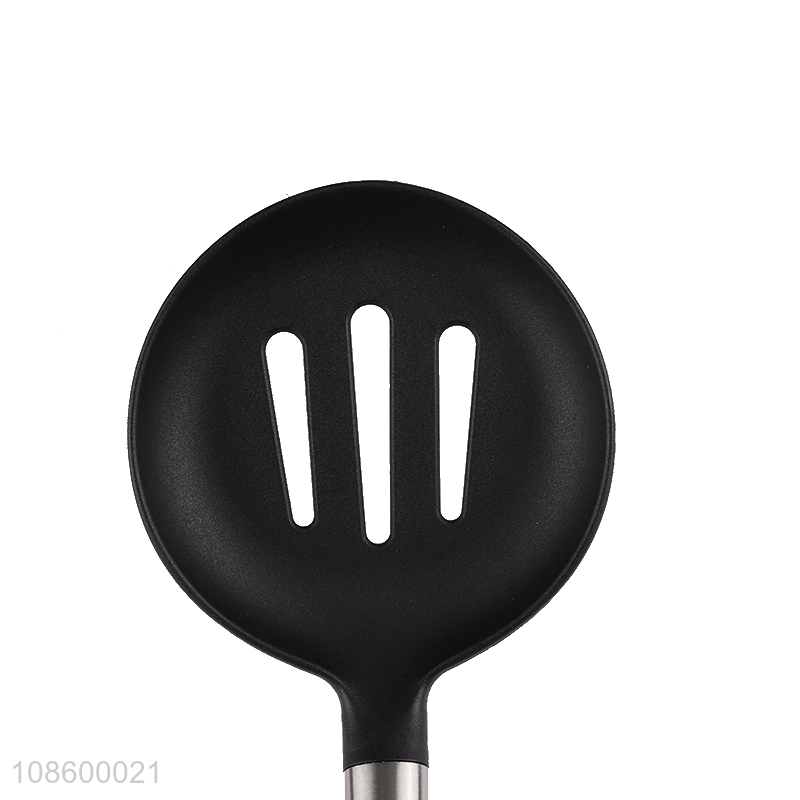 Yiwu market nylon kitchen utensils slotted ladle for sale