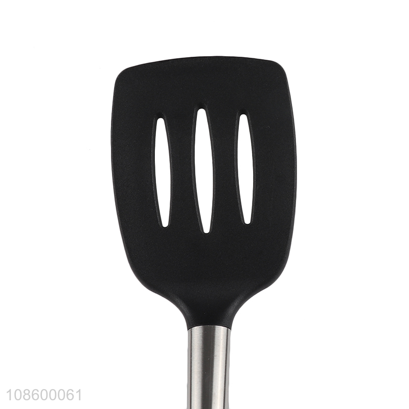 Factory price nylon cooking kitchen utensils slotted spatula