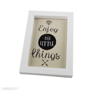 Good quality 10*15cm pvc foaming picture frame for tabletop