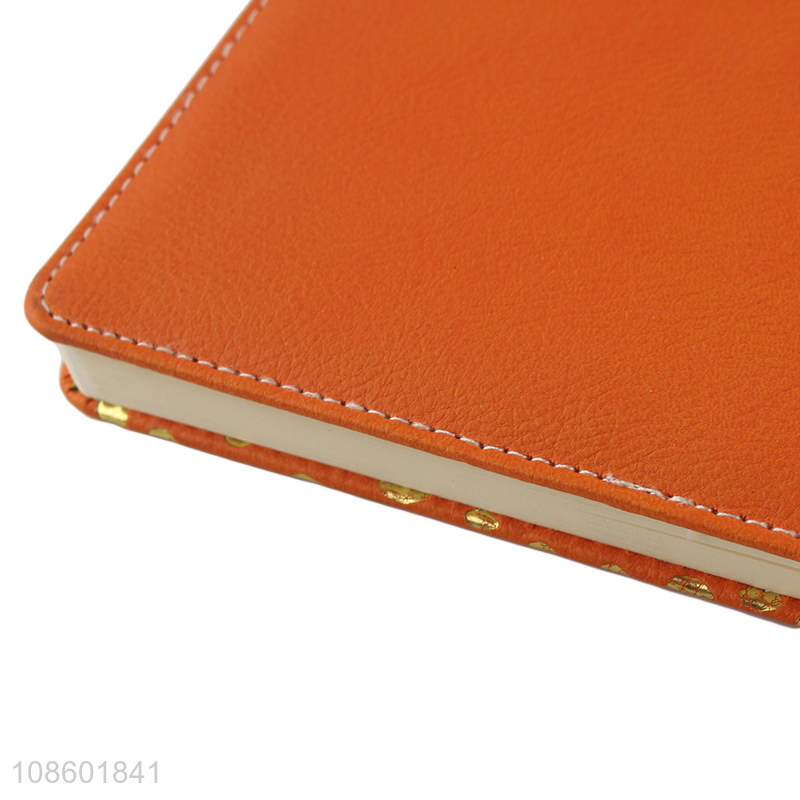 Factory price pu leather school office stationery notebook for sale