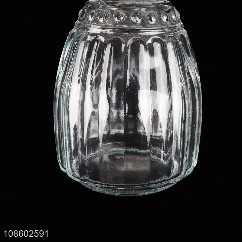 Wholesale glass olive oil vinegar bottle with metal nozzle