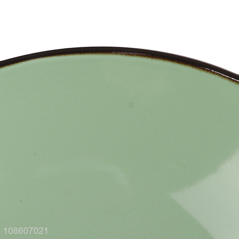 Online wholesale glazed ceramic soup bowl porcelain serving bowl