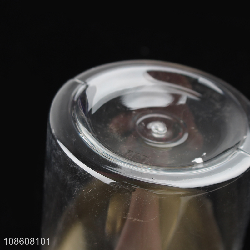 Yiwu market transparent plastic storage jar with lid