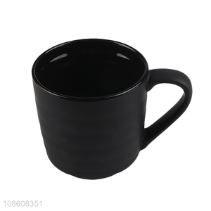 Good quality ceramic water cup porcelain coffee mug with handle