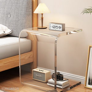 Good selling acrylic transparent bedside table nightstand wholesale