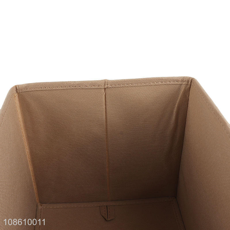 New arrival foldable nonwoven storage box lidless storage bins