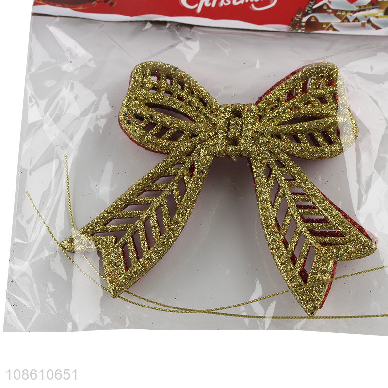 Latest design christmas gifts bow Christmas decoration