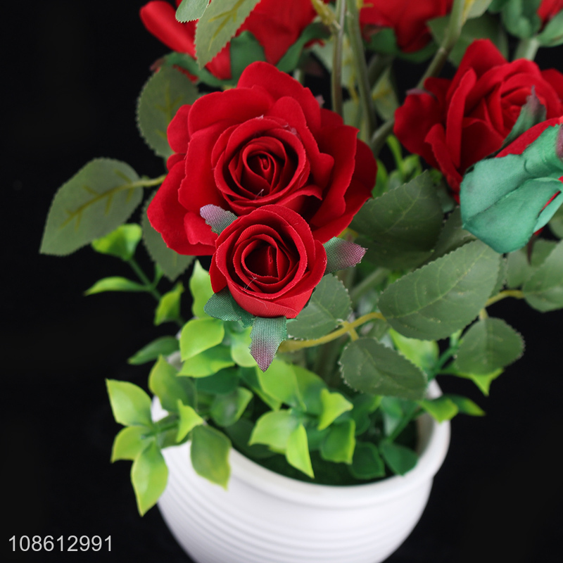 Factory price 10heads artificial flower simulation flower for sale