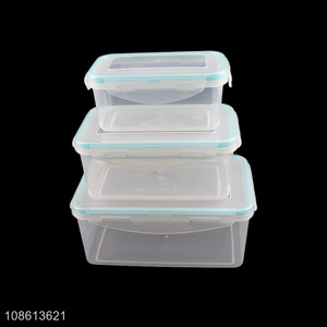 Wholesale plastic fresh-keeping box food storage box for fruit salad