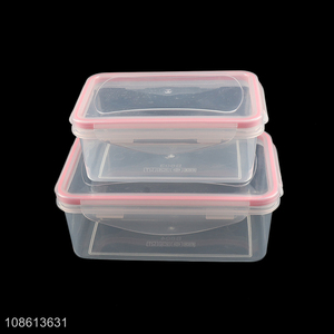 Bottom price bpa free plastic food container leakproof food crisper