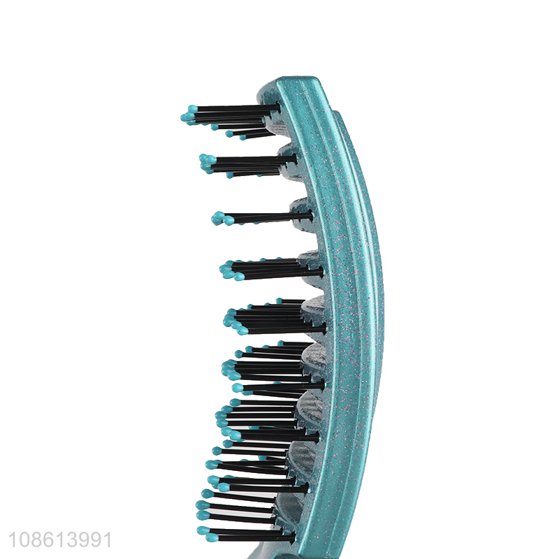 Yiwu factory wide teeth massage plastic hair comb for sale