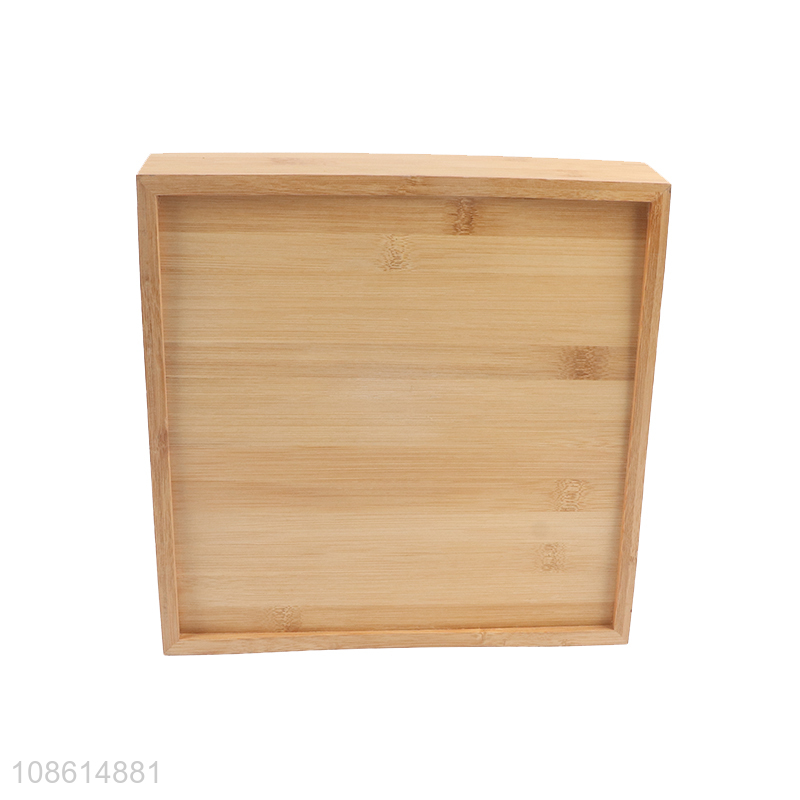 Hot products bamboo dry fruit box storage case with handle