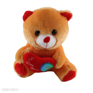 Yiwu market valentine gifts soft stuffed plush bear toys