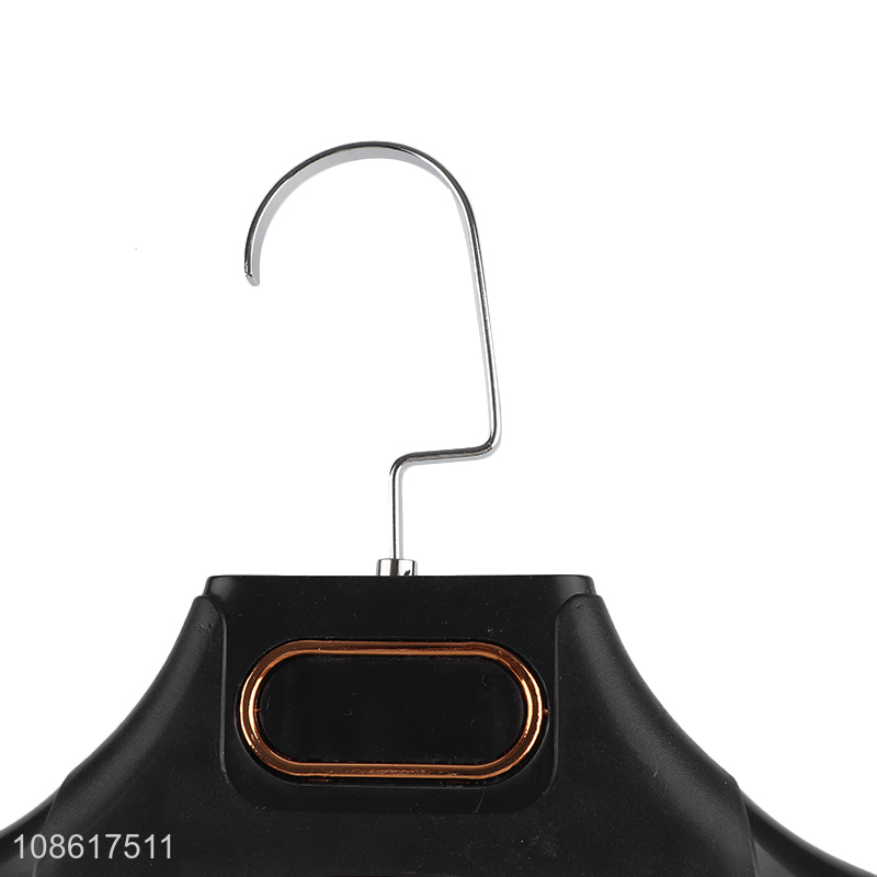 Good quality extra wide seamless anti-slip plastic suit hangers