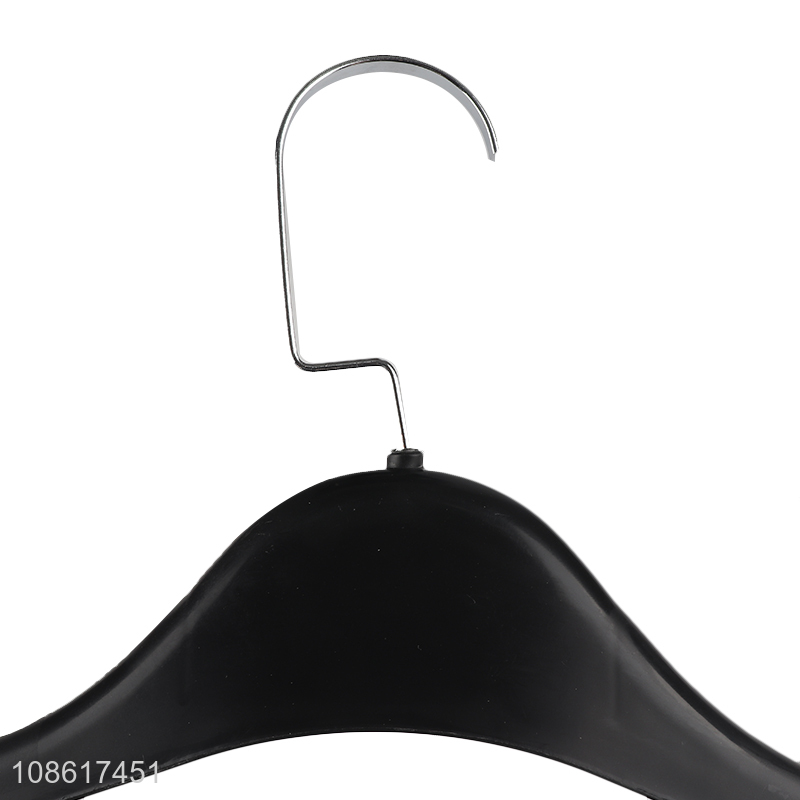 New arrival non-slip extra wide suit hanger plastic clothes hanger